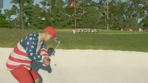 Extra Hole Pressure Shot From the Bunker PGA2K25 Walk‑Off Win