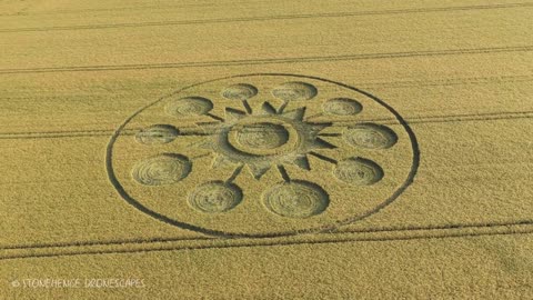 Crop Circle Falkner's Circle NR Avebury Wiltshire