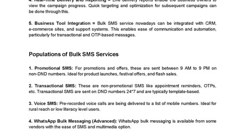 The Ultimate Guide to Bulk SMS Services for Small and Medium Businesses