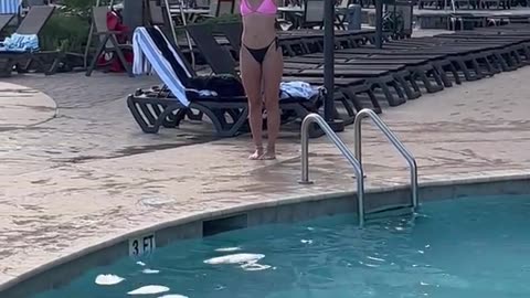 Couple Caught Getting Intimate in Resort Pool