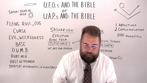 UFOS and the Bible or UAPs and the Bible