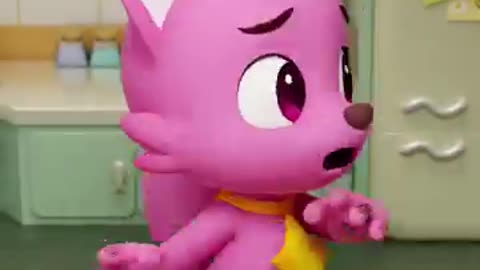 Wash your hands before you eat! 🧼✨ #mealtime #pinkfong