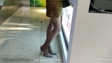 Nylon dipping strappy heels...Preview ( Full clip is 9.18min )