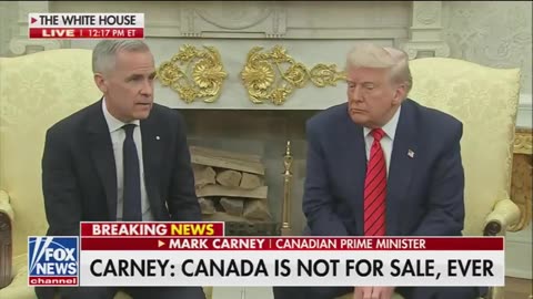 Trump And Carney Discuss Canada Becoming The 51st State