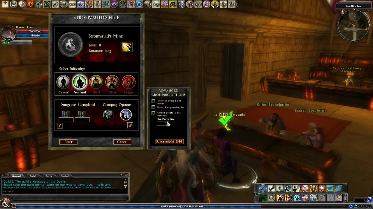 DDO Thursdays! Questing on my Fighter! Part 1! Stromvauld's Mine