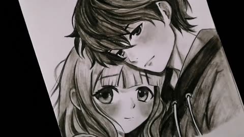 How To Draw a couple | anime drawing tutorial | Step By Step drawing tutorial