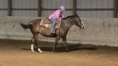 Routine Kyla made up for a show! To perform to music.