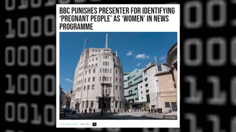 BBC Punishes Host for Identifying Pregnant People as Women