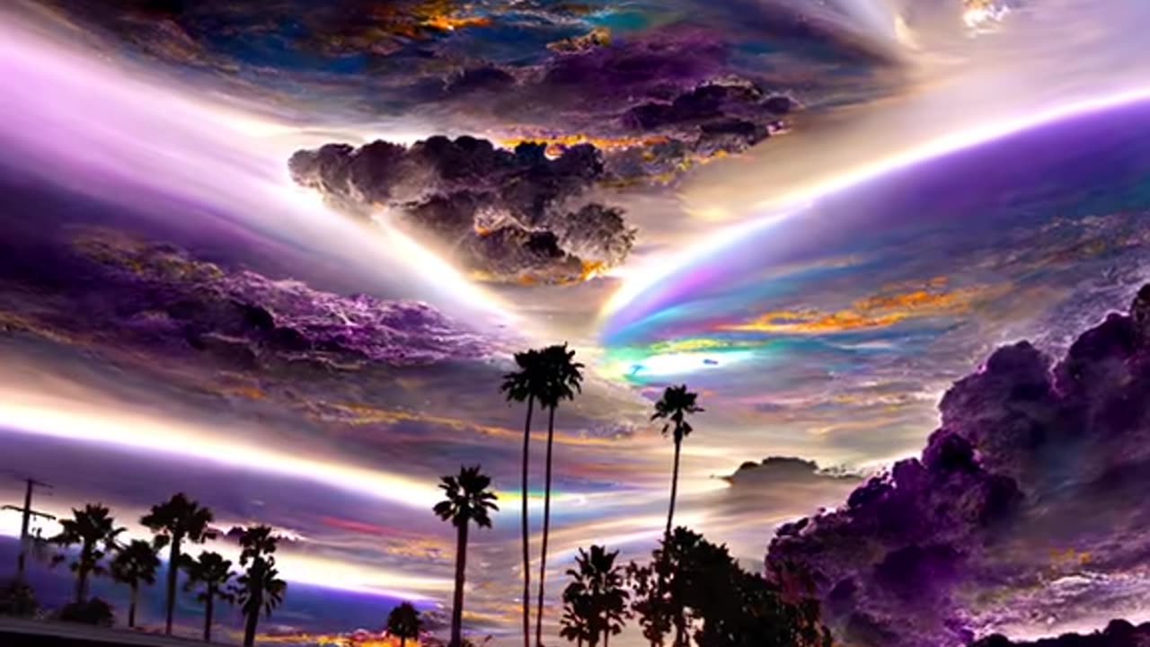 Neon Twilight: When the Sky Becomes a Dream
