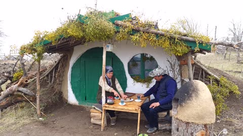 Sacda Qıyma Kebab, Traditional Country Style Beef Cutlets, Outdoor Cooking