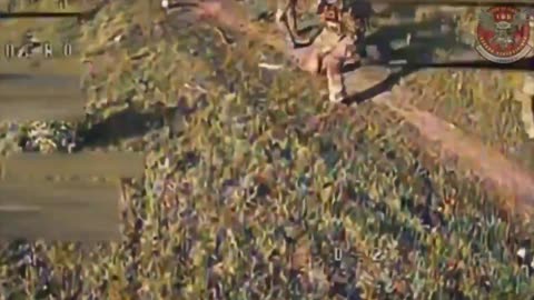 Ukrainian drones ambushing Russian soldiers in Sumy Oblast (date unknown)