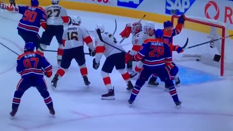 Oilers RW #90 Corey Perry 🥅(7)🏒Snap-Shot Goal