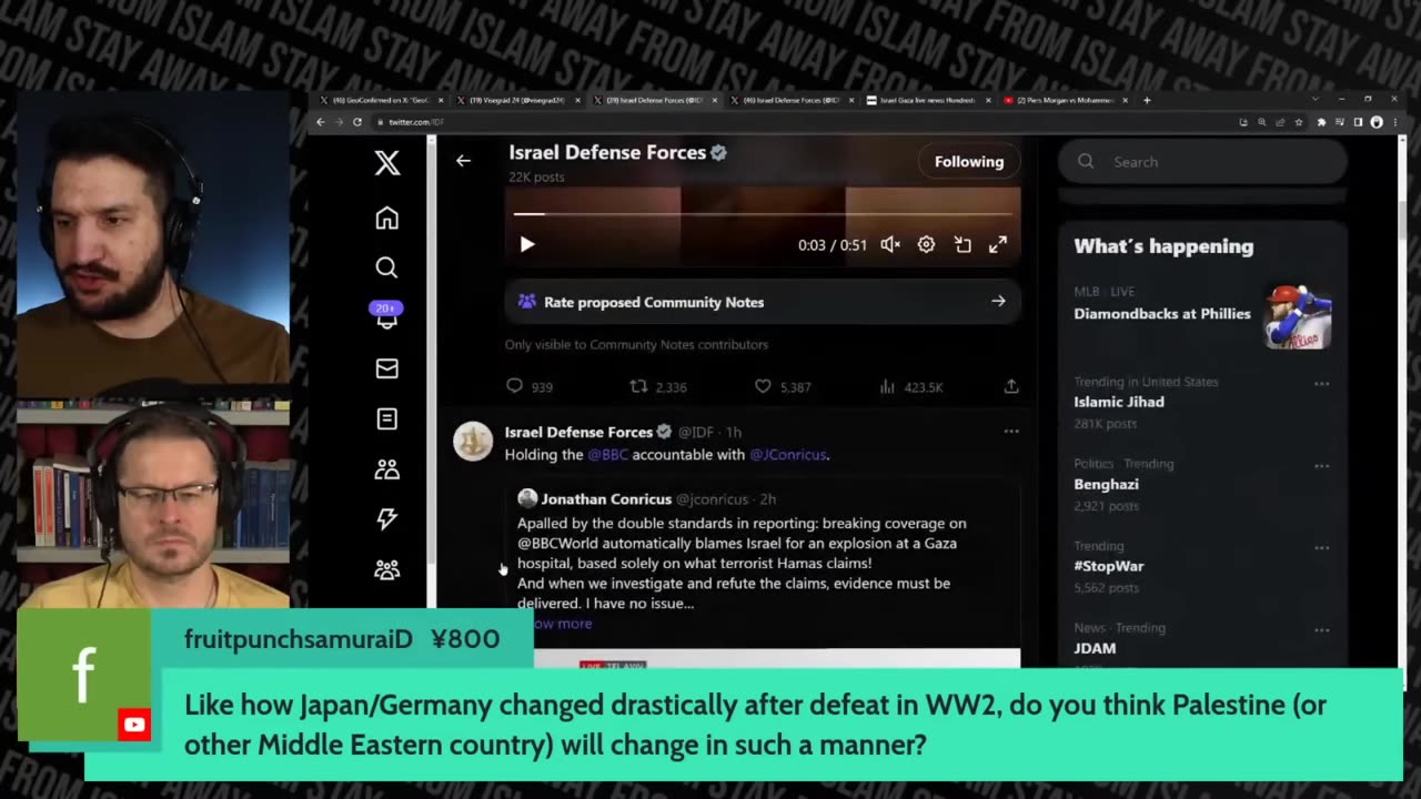 Awkward Islamist on TV Mohammed Hijab vs Piers Morgan Review