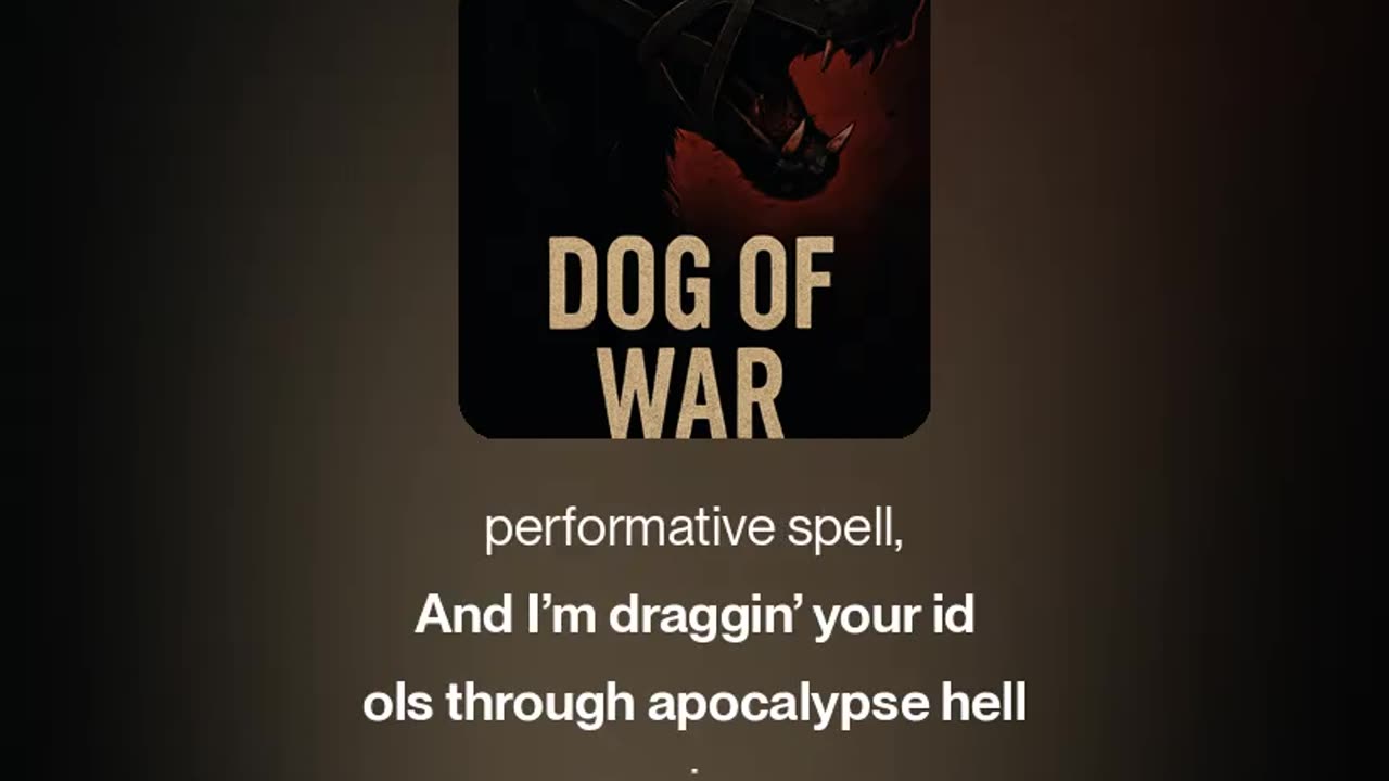 DOG OF WAR [FUCK ANTIFA] – by CIRR3AL (from "Voices from the Static")