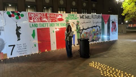 LIVE: “Mock Apartheid Wall” demonstration at the University of Michigan