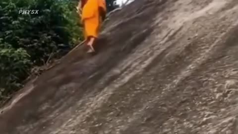 Monk vs gravity