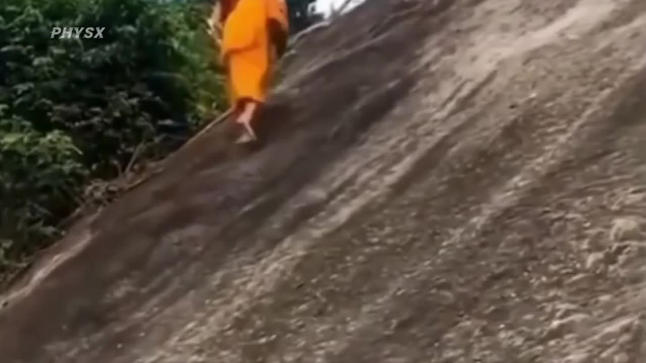 Monk vs gravity