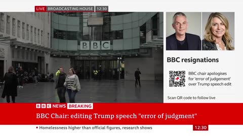 BBC chairman issues apology over Donald Trump documentary edit | BBC News