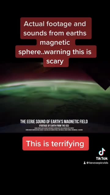 SOUND EARTHS MAGNETIC FIELD MAKES FROM SPACE