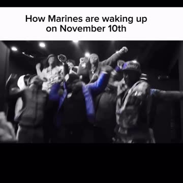 Military - 2025 Humor AI Marine Corps Waking Up On The Marine Corps Birthday