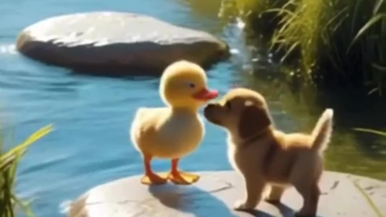 🐥 The Duckling and the Lonely Puppy | A Heartwarming Tale of Friendship 🐶❤️