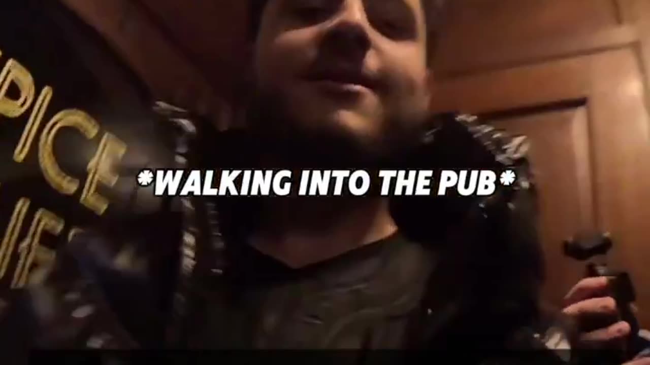 Muslim activists scream "Allahu Akbar" at customers of the Spice Of Life pub in London.