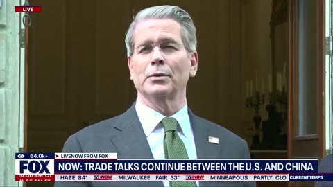 Treasury Sec. Scott Bessent: Productive Trade Talks with China Conclude, Details Tomorrow