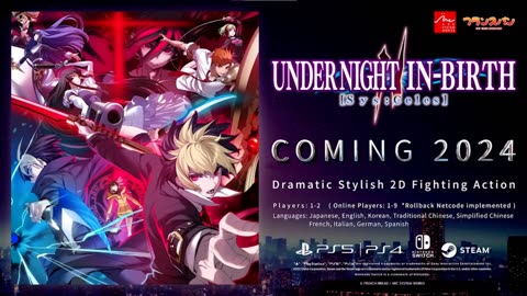UNDER NIGHT-IN-BIRTH II - Sys Celes OST - Main Menu Theme [1 Hour]