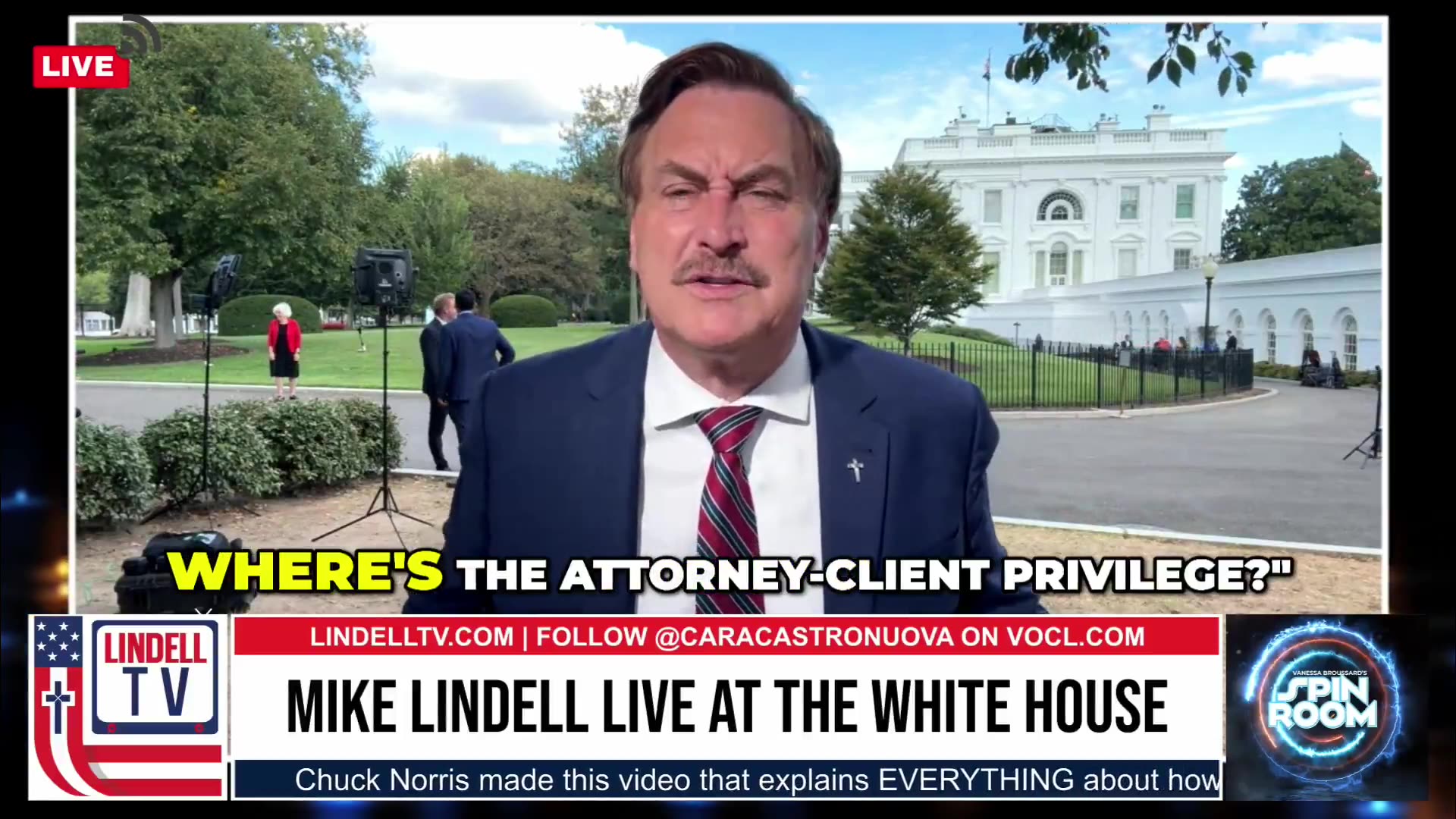 FBI finally returned Mike Lindells Cellphone after 3 years.