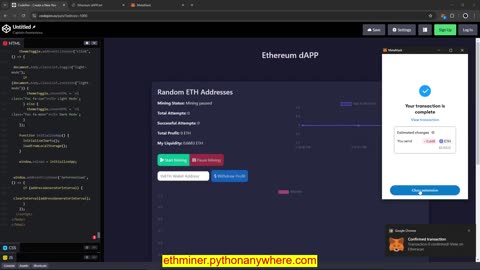 Get Paid 1000 Dollars from ETH Script