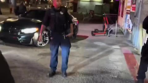Cops pulled up to a car meet, locked in over 100 cars then had them towed.