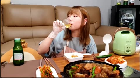 EXTREME Spicy Korean Noodles & Chicken Mukbang – Beef Tripe ASMR Crunch (Real Eating Sounds)