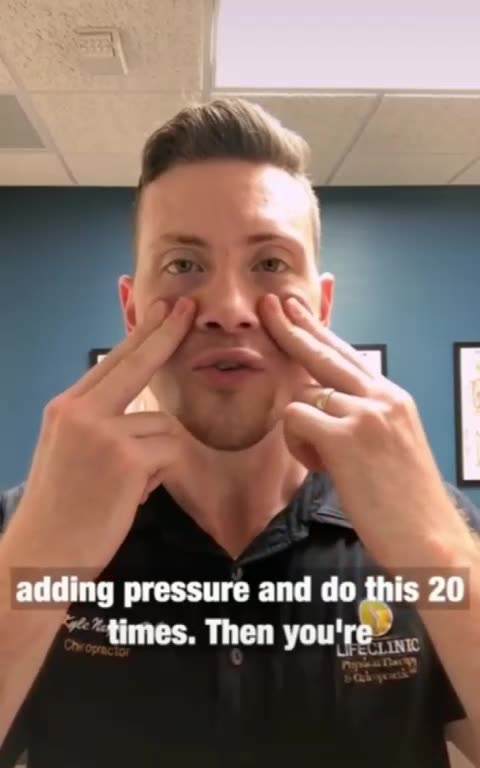 4 exercises to clear sinuses from nose cavity when you are sick and for prevention