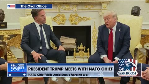 Warroom Ep 4630 Trump Meets W/ Rutte On Ukraine Defense (MON 4.14.25)