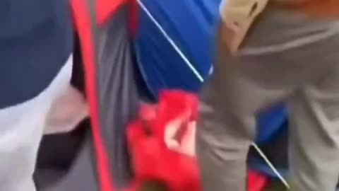 The Irish have had enough of Muslim immigrants putting up camps around school...