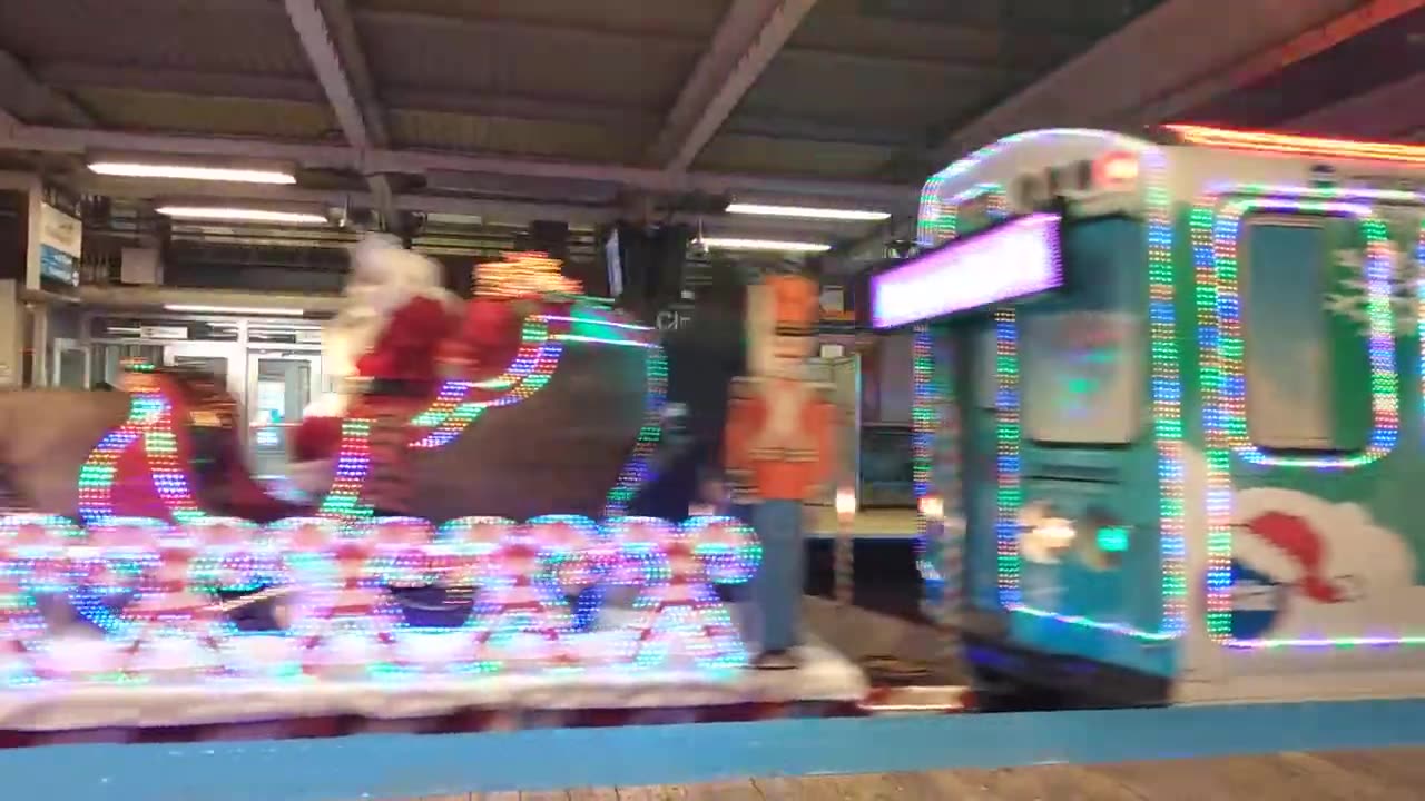 Chicago Christmas train.