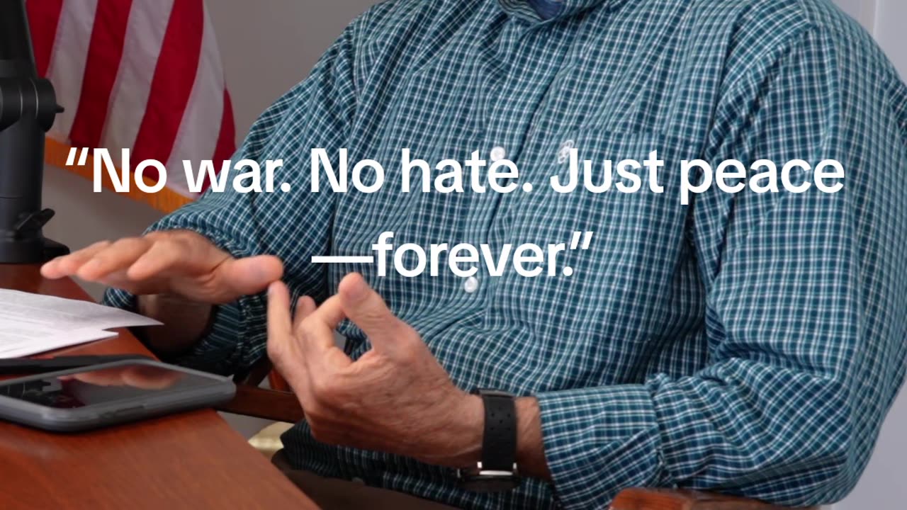 No war. No hate. Just peace—forever.