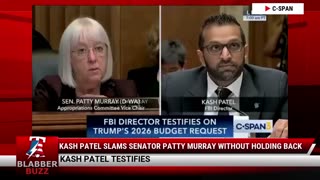 Kash Patel Slams Senator Patty Murray Without Holding Back