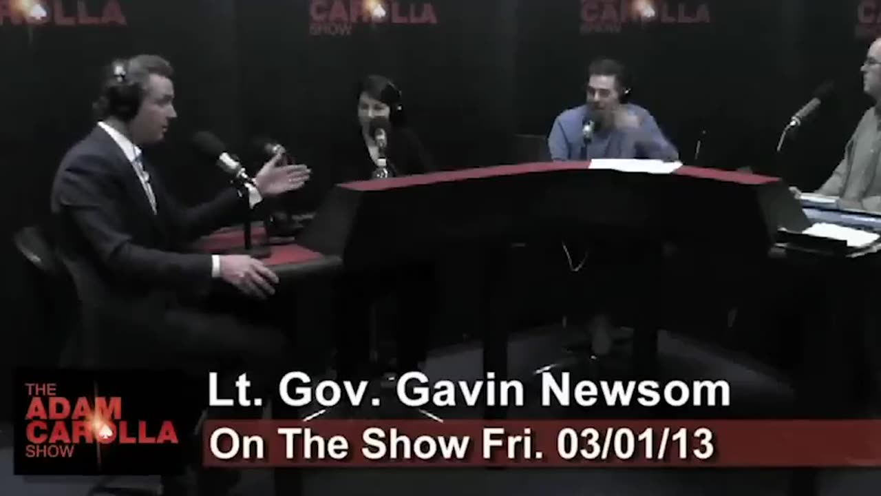 This is a REAL Gavin Newsom interview from 2013 - Remember this?