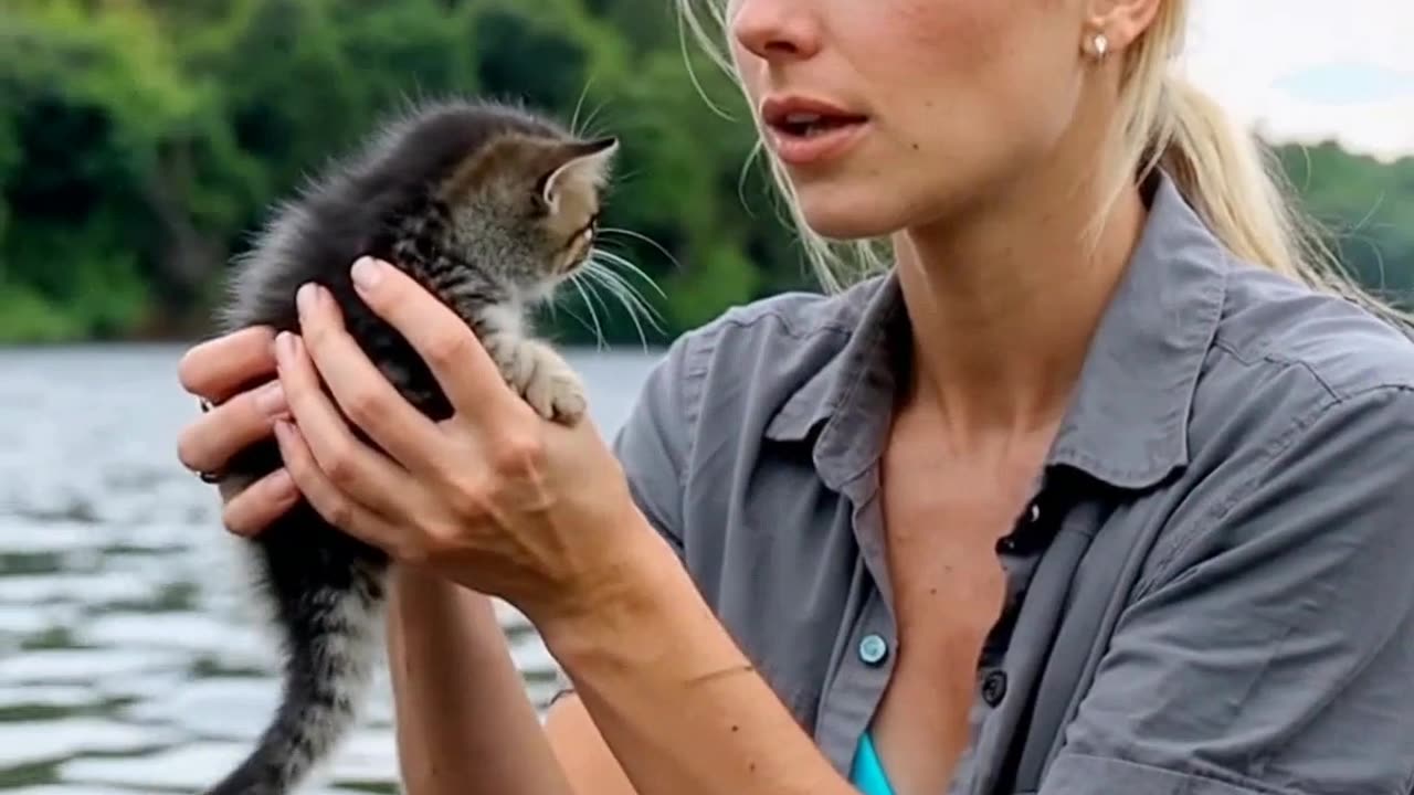 Wait... Is that a KITTEN?! 🤯
