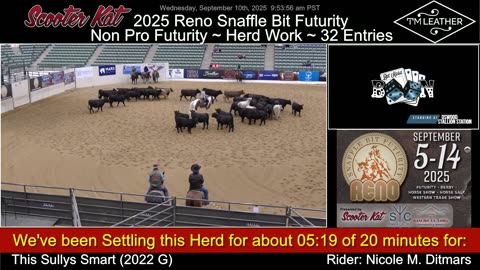 2025 Reno Snaffle Bit Futurity ~ Wednesday