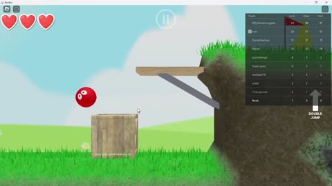 Playing red ball 4