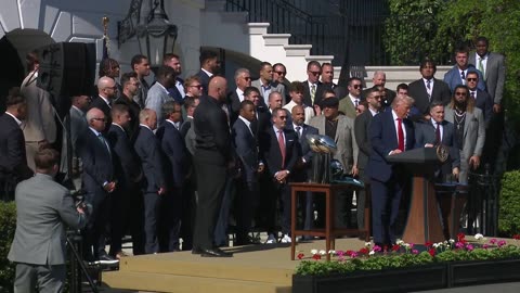 President Trump Participates in a Visit of the 2025 Super Bowl Champions - The Philadelphia Eagles