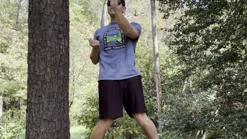 Siu Nim Tao at Weymouth Woods Nature Preserve! #yeshua #jesus #wingchun #kungfu #hiking #nature