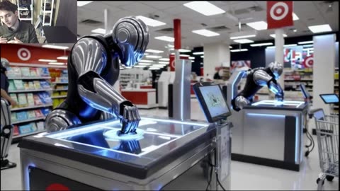 Outtake #1,163 Of The Robots Working At A Target Store Fake Funny Parody Video With Live Commentary