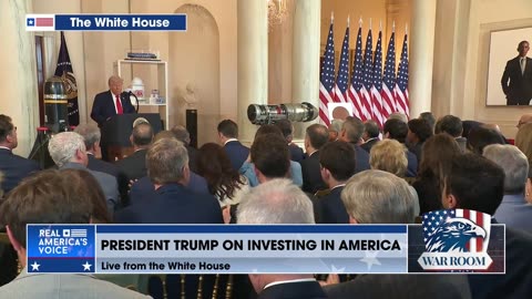 INVESTING IN AMERICA: President Trump Gives Remarks Live From White House