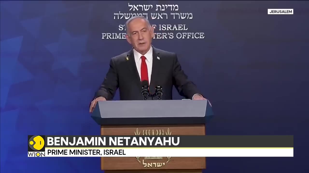 Israel PM Netanyahu lays out his condition to end Israel-Gaza war