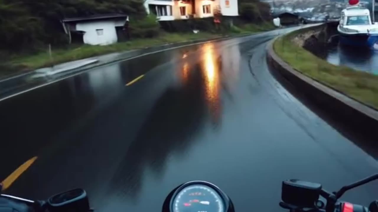 Rain, Roads & Pure Freedom 🌧️🏍️