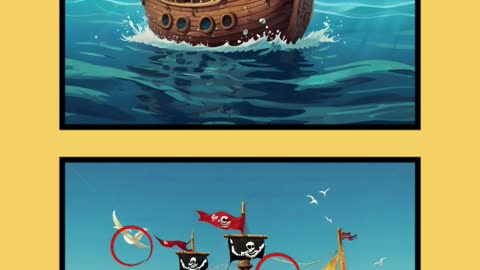 Sea Ship 🚢 | Spot the Difference Challenge