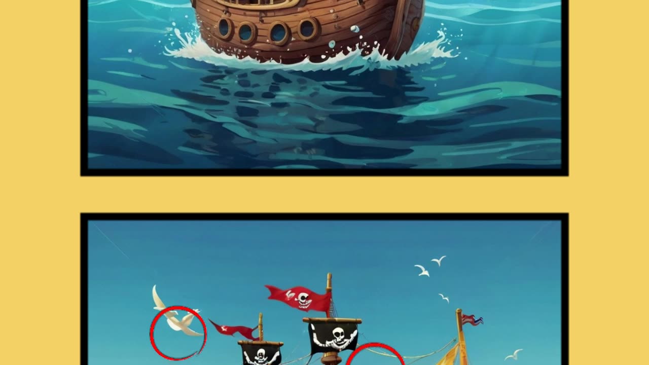 Sea Ship 🚢 | Spot the Difference Challenge